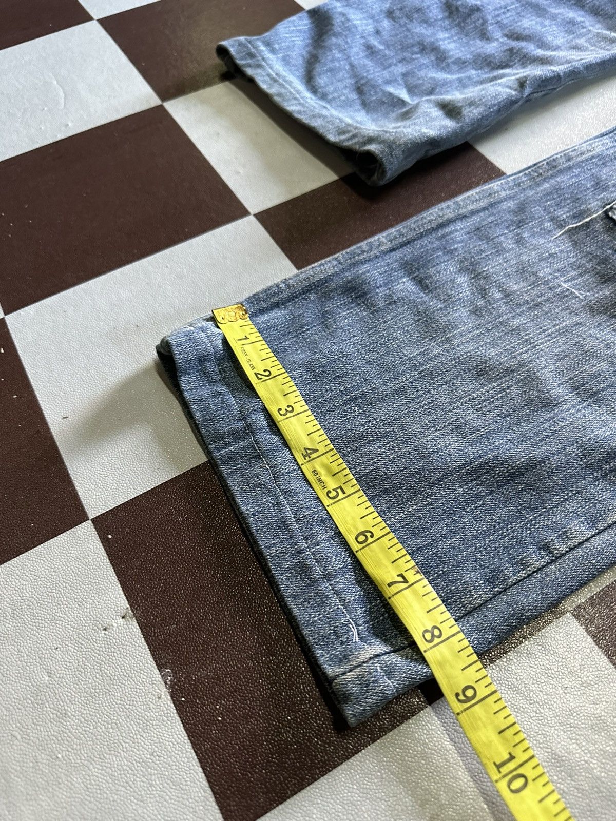 Japanese Brand × Vintage double waist jeans Size 28" / US 6 / IT 42 - 8 Thumbnail