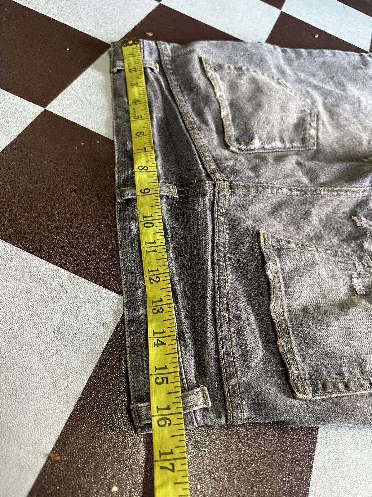 Uniqlo distressed style denim jeans