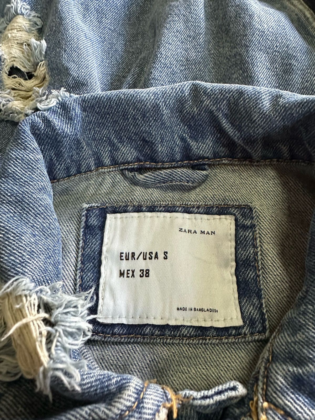 Zara Zara denim jacket Size S / US 4 / IT 40 - 6 Thumbnail