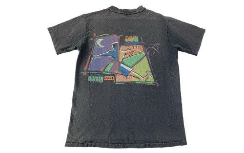 Vintage 90s Faded Nite And Day Humor Printed Tee Crewneck Style Size US M / EU 48-50 / 2 - 1 Thumbnail