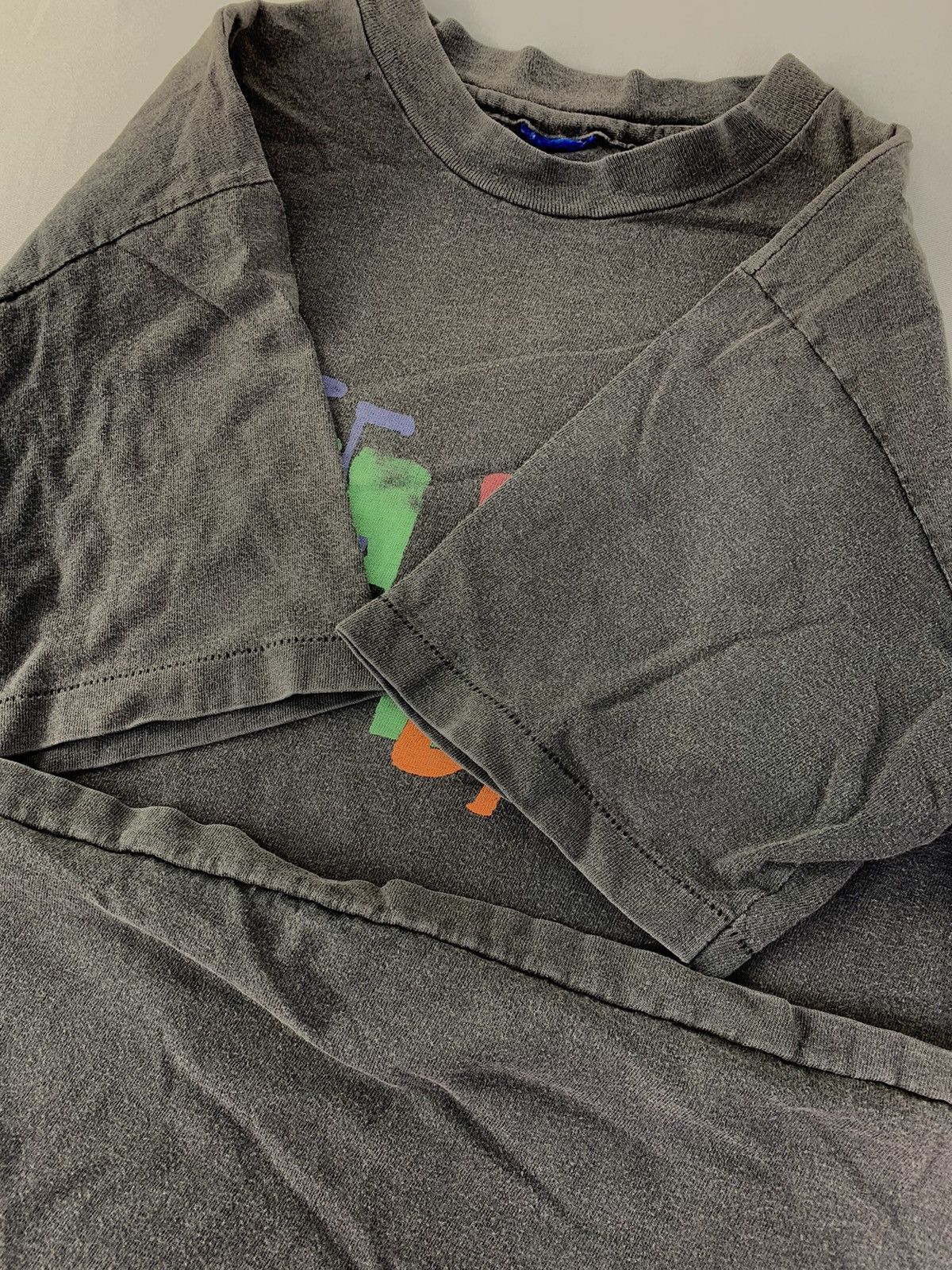 Vintage 90s Faded Nite And Day Humor Printed Tee Crewneck Style Size US M / EU 48-50 / 2 - 3 Thumbnail