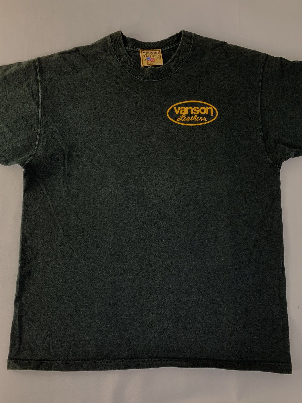 Vanson Leathers Hype Vanson Leather Motorcycle Apparel Big Logo Printed Tee Size US L / EU 52-54 / 3 - 3 Thumbnail