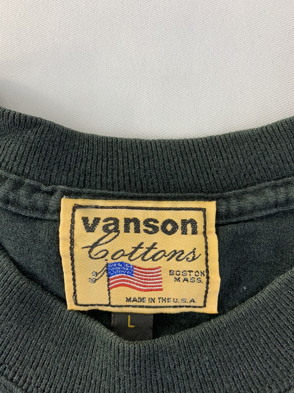 Vanson Leathers Hype Vanson Leather Motorcycle Apparel Big Logo Printed Tee Size US L / EU 52-54 / 3 - 5 Thumbnail