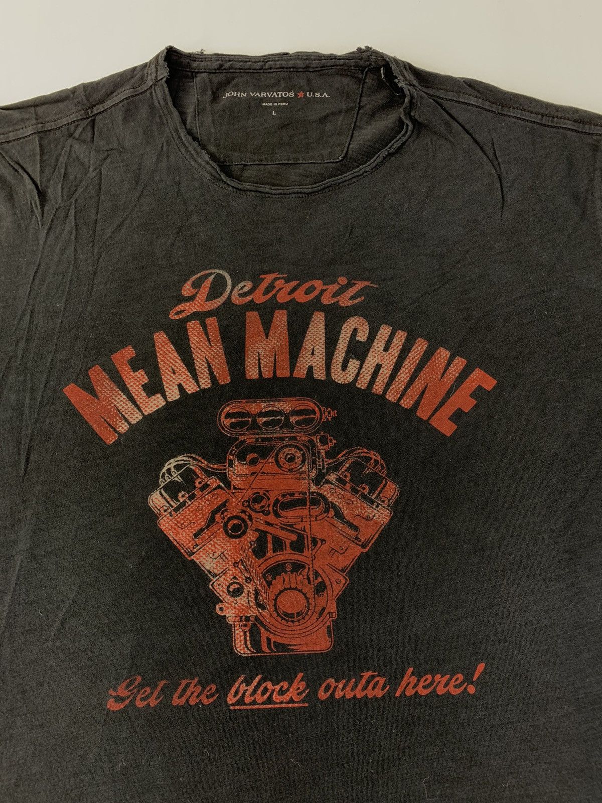 John Varvatos John Varvatos Detroit Mean Machine Car Engine Screen Printed Size US L / EU 52-54 / 3 - 3 Thumbnail