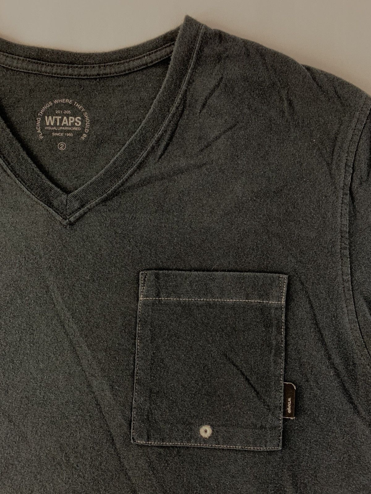 Wtaps WTAPS Better Than Yesterday V Neck Tee Size US M / EU 48-50 / 2 - 4 Thumbnail