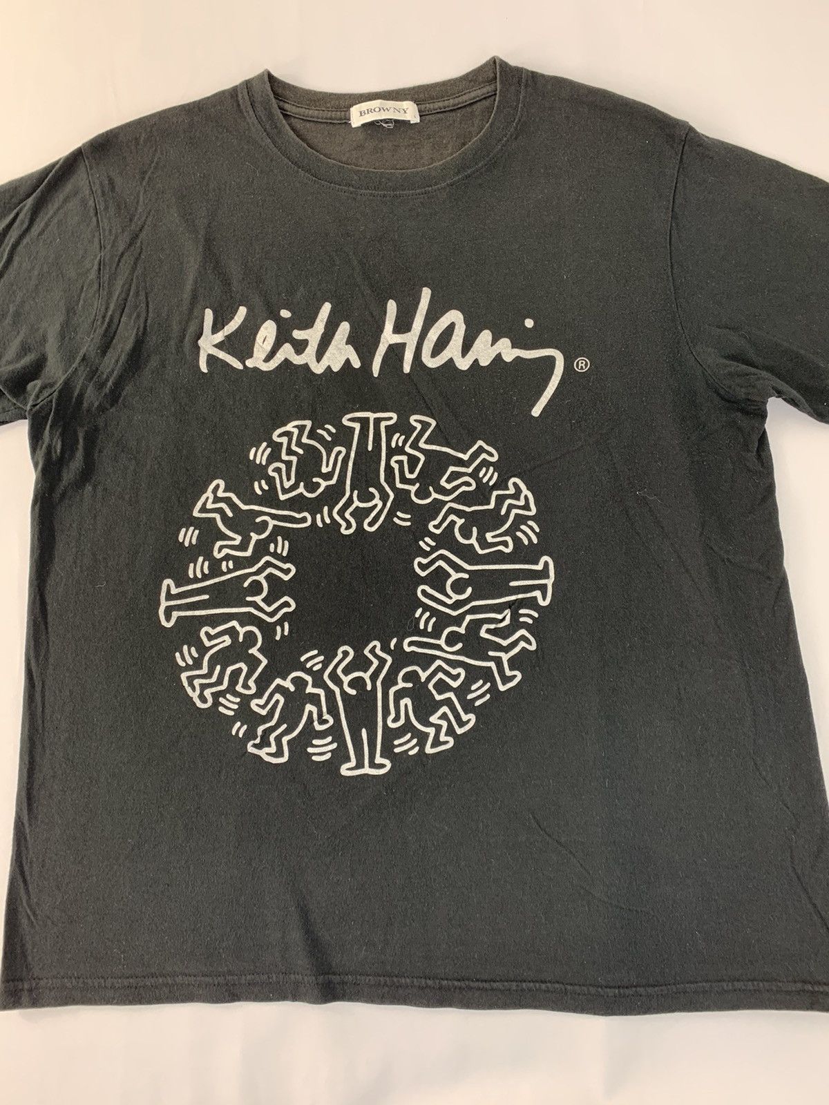 Japanese Brand Hype Japanese Brand Keith Haring Dance Boy Big Screen Tee Size US L / EU 52-54 / 3 - 3 Thumbnail