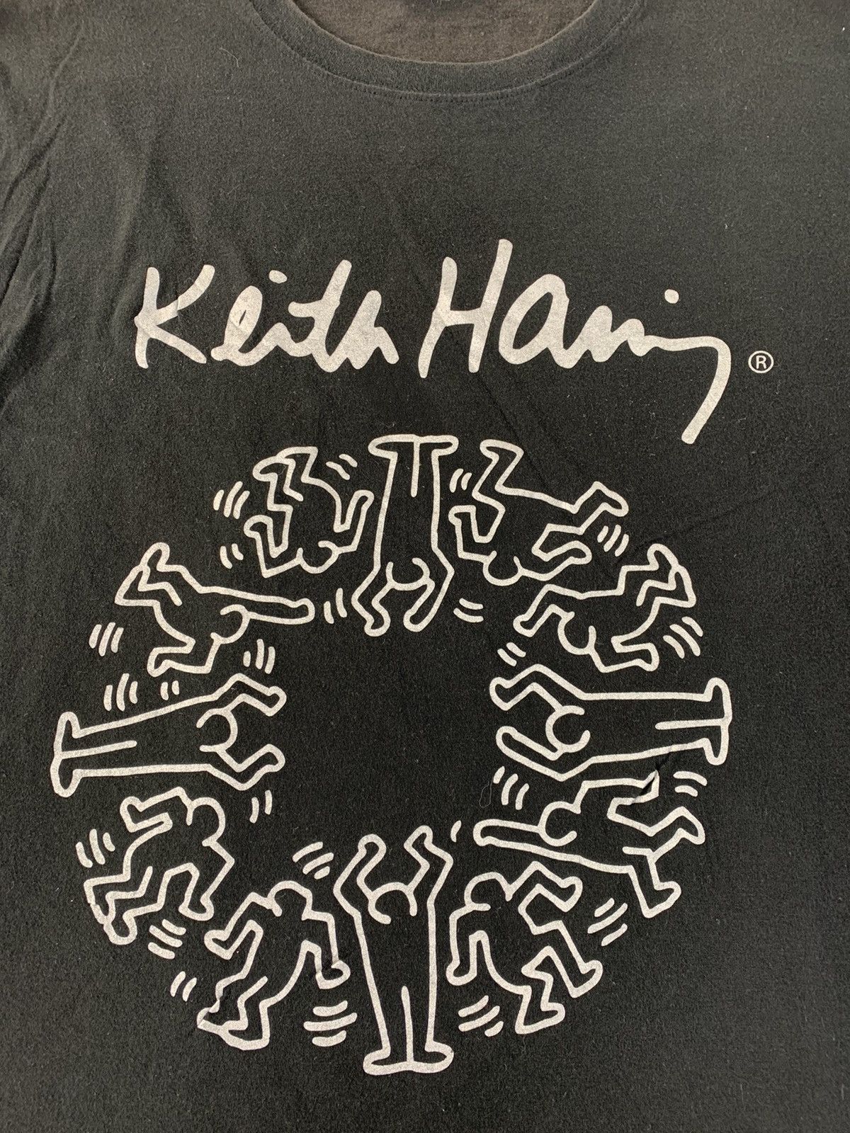 Japanese Brand Hype Japanese Brand Keith Haring Dance Boy Big Screen Tee Size US L / EU 52-54 / 3 - 1 Thumbnail