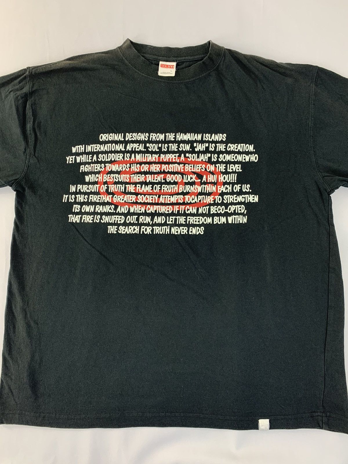 Japanese Brand Hype Soljah Sol Is The Sun Humours Tee Crewneck Size US L / EU 52-54 / 3 - 2 Thumbnail
