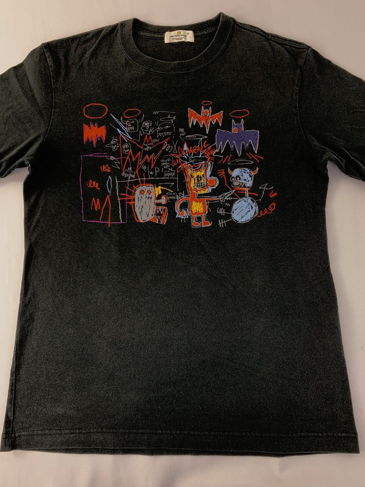 Jean-Michel Basquiat Vintage Jean Michel Basquiat Sketch Drawing Monster Hype Tee Size US M / EU 48-50 / 2 - 2 Thumbnail