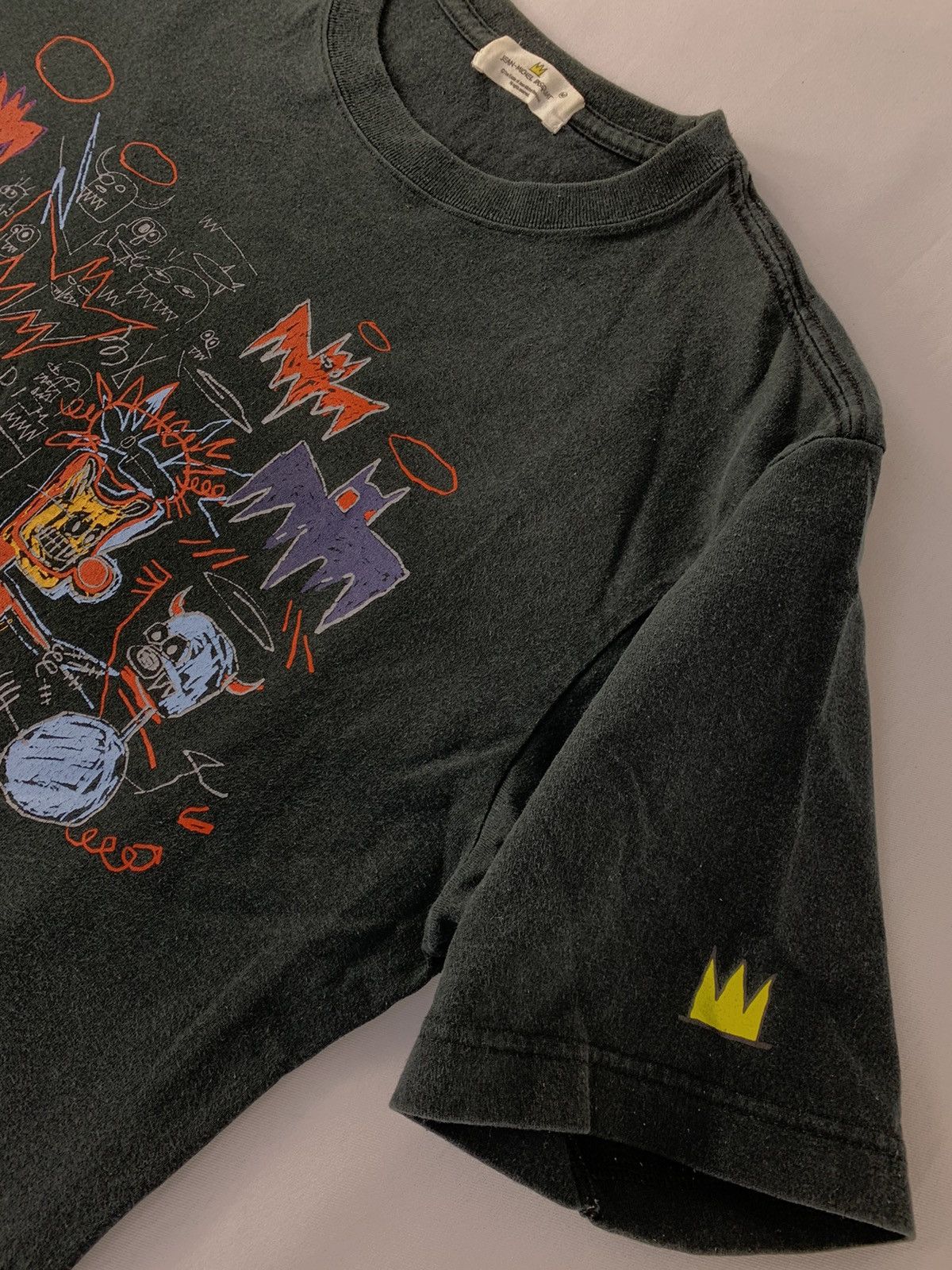 Jean-Michel Basquiat Vintage Jean Michel Basquiat Sketch Drawing Monster Hype Tee Size US M / EU 48-50 / 2 - 4 Thumbnail
