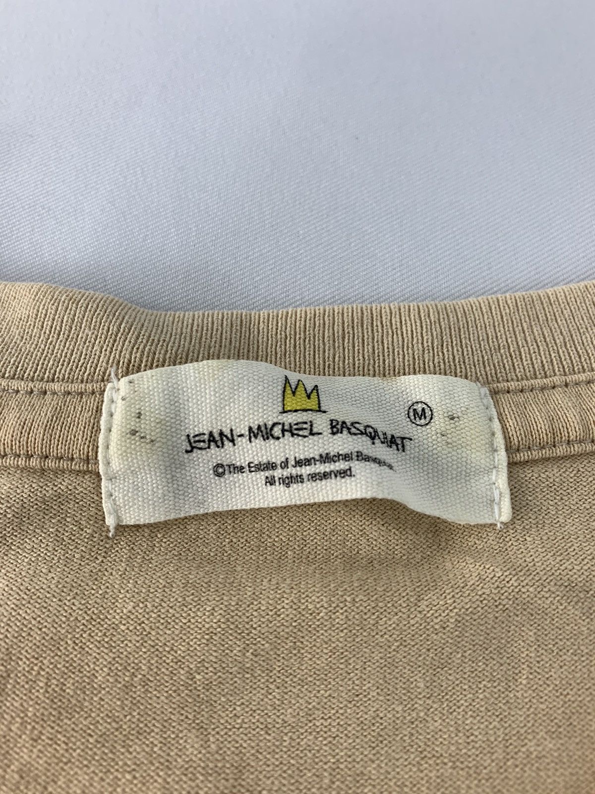 Jean-Michel Basquiat × Vintage Hype Jean Michel Basquiat Evil Through Revenge Art Tee Size US M / EU 48-50 / 2 - 6 Thumbnail