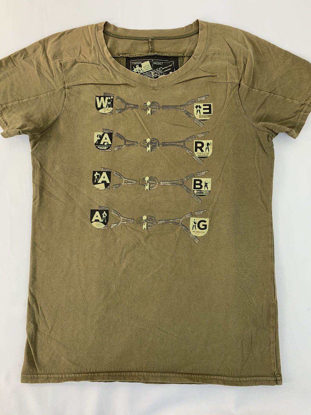 Marithe + Francois Girbaud Hype Marithe Franchois Girbaud Wear A Bag Bagsket Tee Size M / US 6-8 / IT 42-44 - 2 Thumbnail