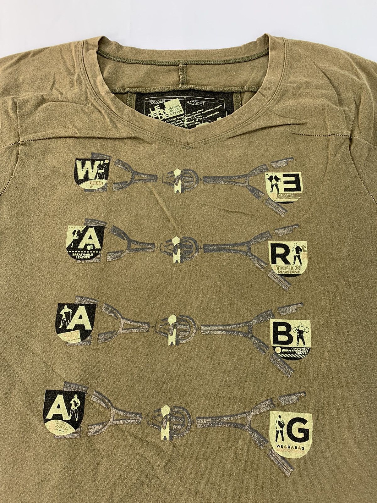Marithe + Francois Girbaud Hype Marithe Franchois Girbaud Wear A Bag Bagsket Tee Size M / US 6-8 / IT 42-44 - 3 Thumbnail