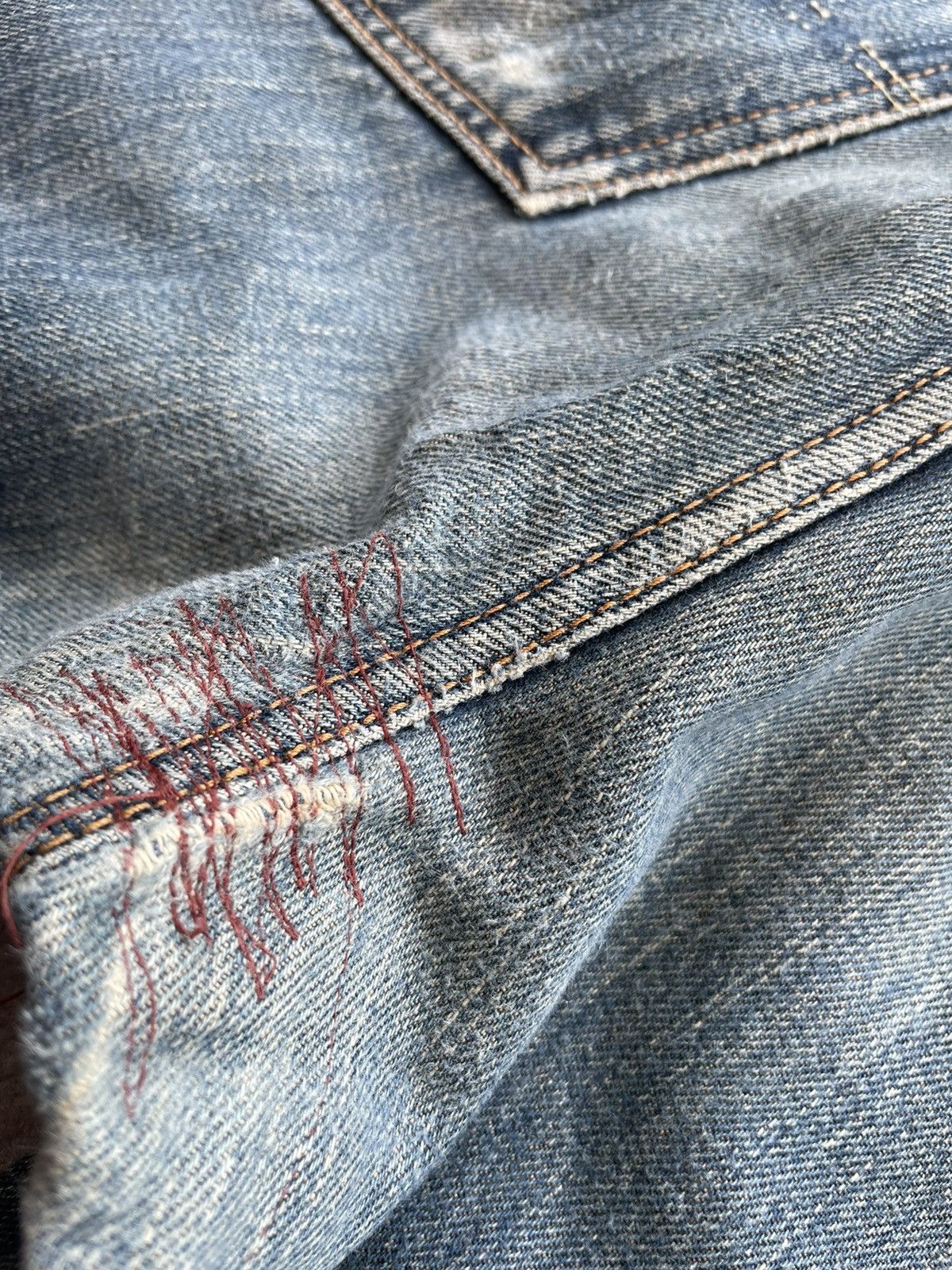 Edwin Vintage Edwin 505SXR Special XH Model Selvedge Denim Size US 31 - 19 Thumbnail