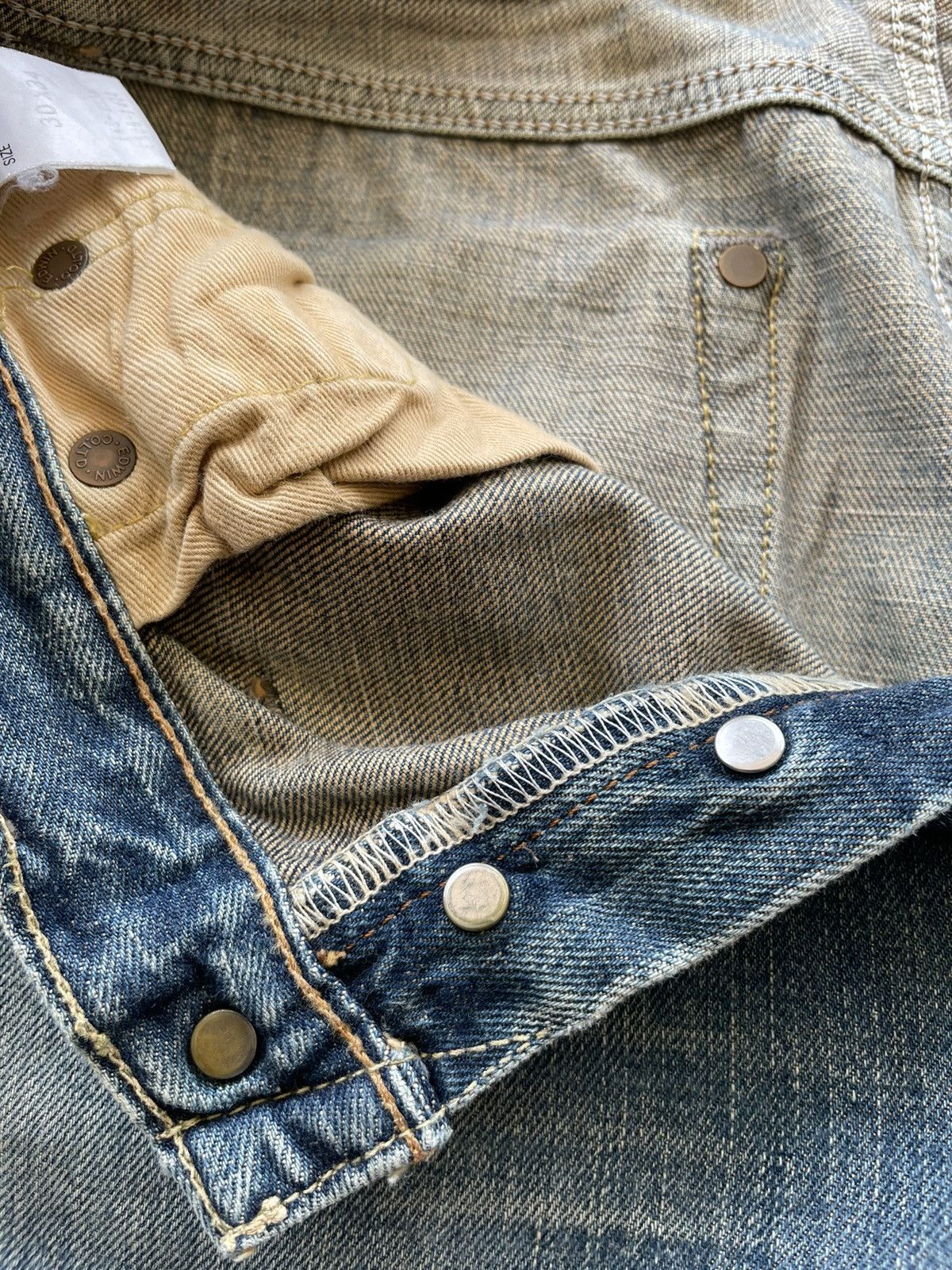 Edwin Vintage Edwin 505SXR Special XH Model Selvedge Denim Size US 31 - 21 Thumbnail
