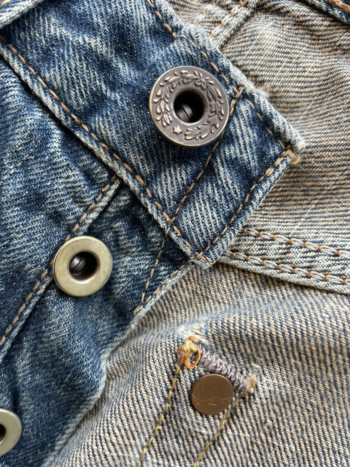 Edwin Vintage Edwin 505SXR Special XH Model Selvedge Denim Size US 31 - 23 Thumbnail