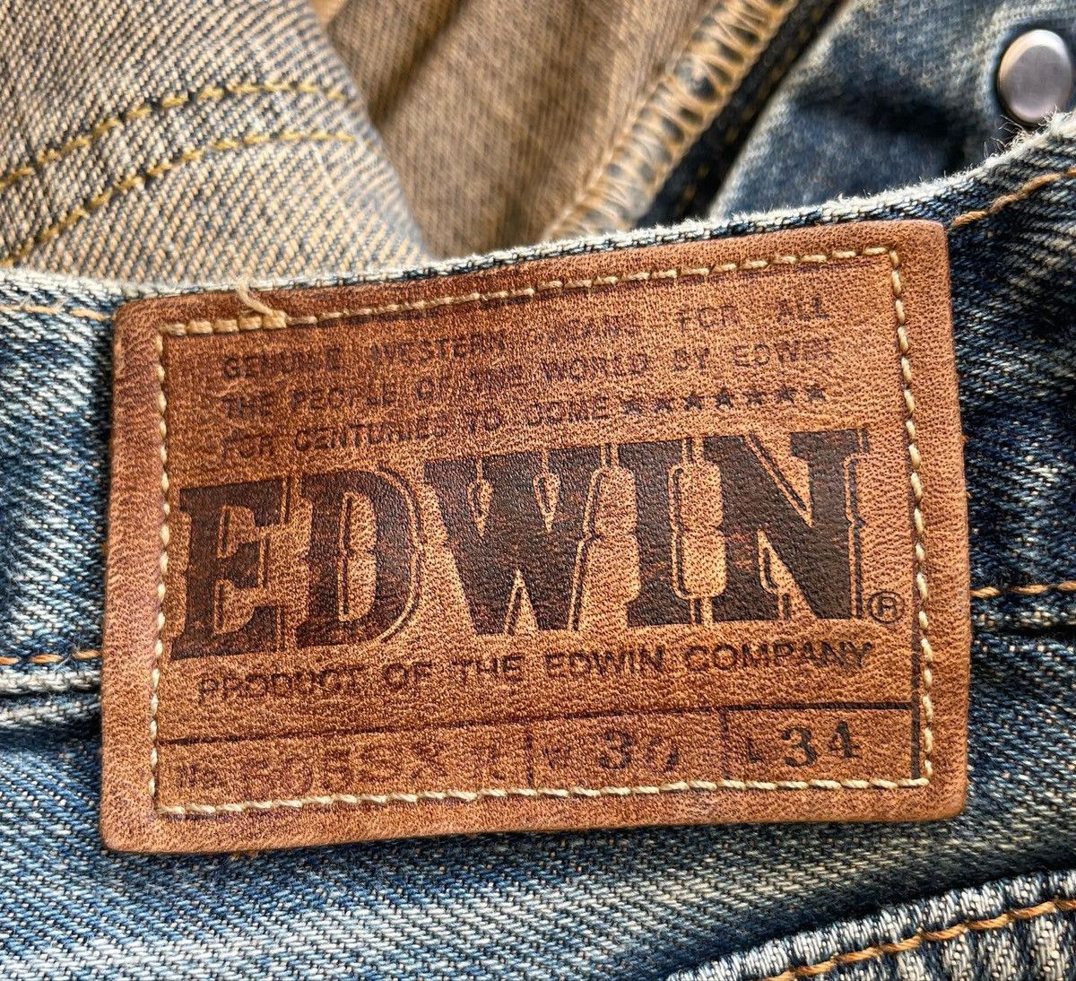 Edwin Vintage Edwin 505SXR Special XH Model Selvedge Denim Size US 31 - 4 Thumbnail