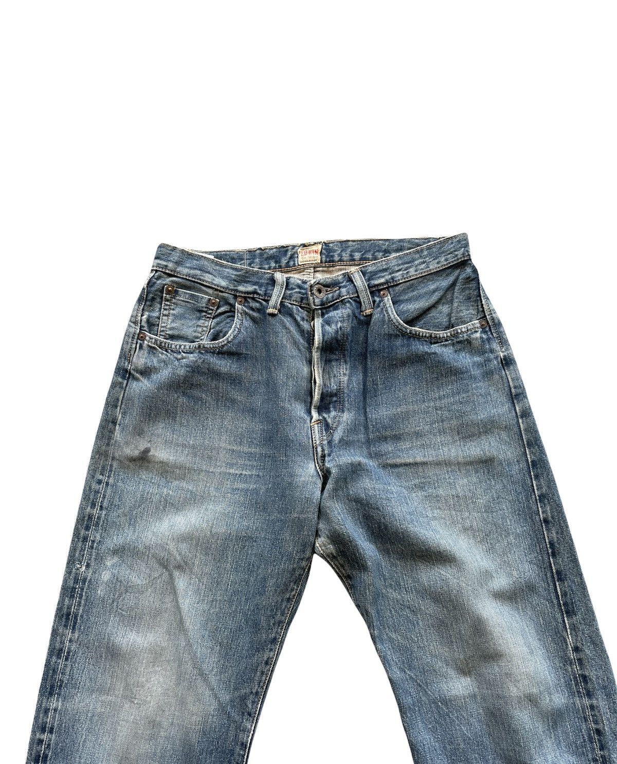 Edwin Vintage Edwin 505SXR Special XH Model Selvedge Denim Size US 31 - 7 Thumbnail