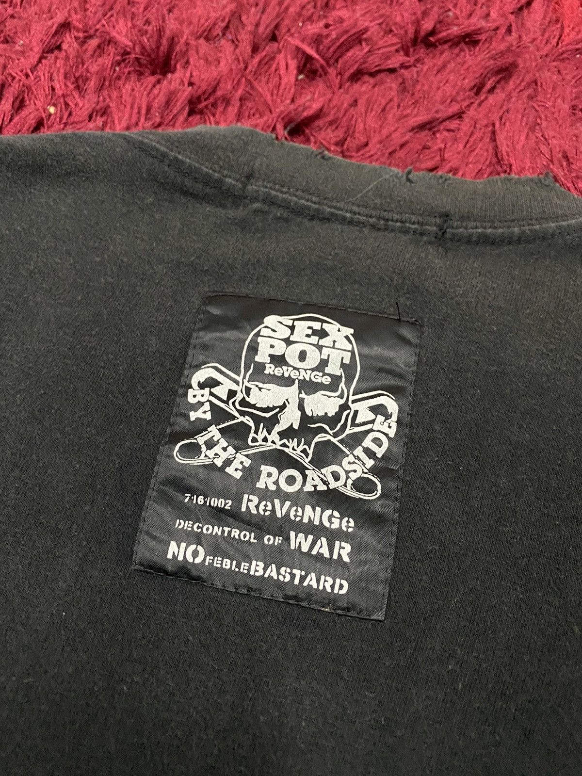 Seditionaries Vintage Rare SEX POT REVENGE Ripped/Distress Punk Music Tee Size US M / EU 48-50 / 2 - 15 Thumbnail