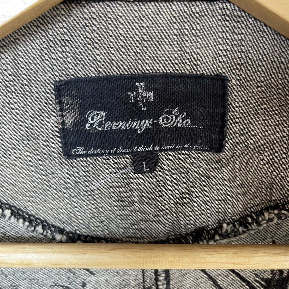 Vintage Bemings-Sho Double Breast Button Up Denim Jacket Size US S / EU 44-46 / 1 - 12 Thumbnail