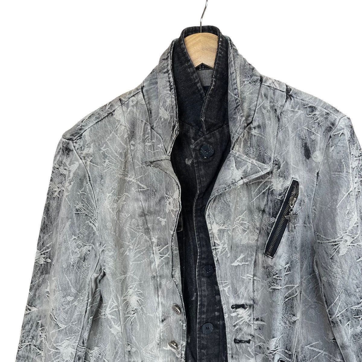 Vintage Bemings-Sho Double Breast Button Up Denim Jacket Size US S / EU 44-46 / 1 - 4 Thumbnail