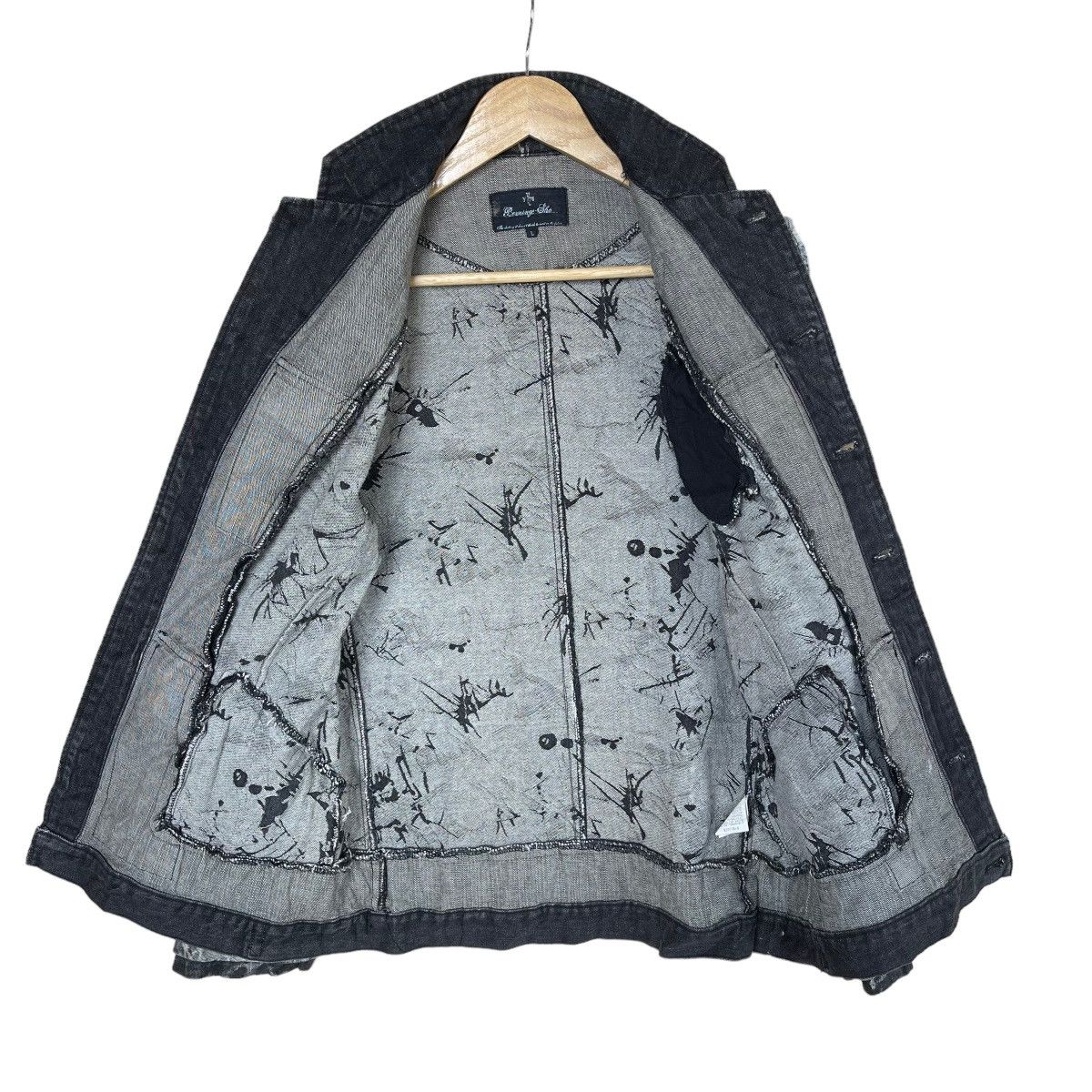 Vintage Bemings-Sho Double Breast Button Up Denim Jacket Size US S / EU 44-46 / 1 - 11 Thumbnail
