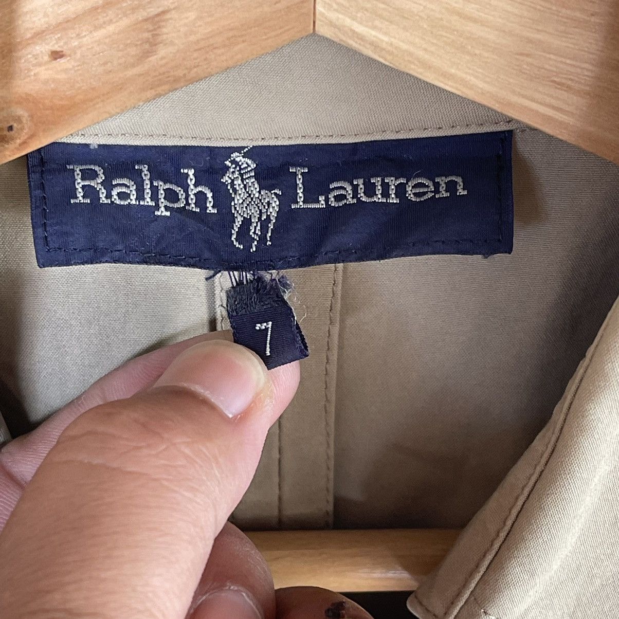 Polo Ralph Lauren × RRL Ralph Lauren × Vintage Vintage 90s Polo Ralph Lauren Trench Coat Size M Size US M / EU 48-50 / 2 - 10 Thumbnail