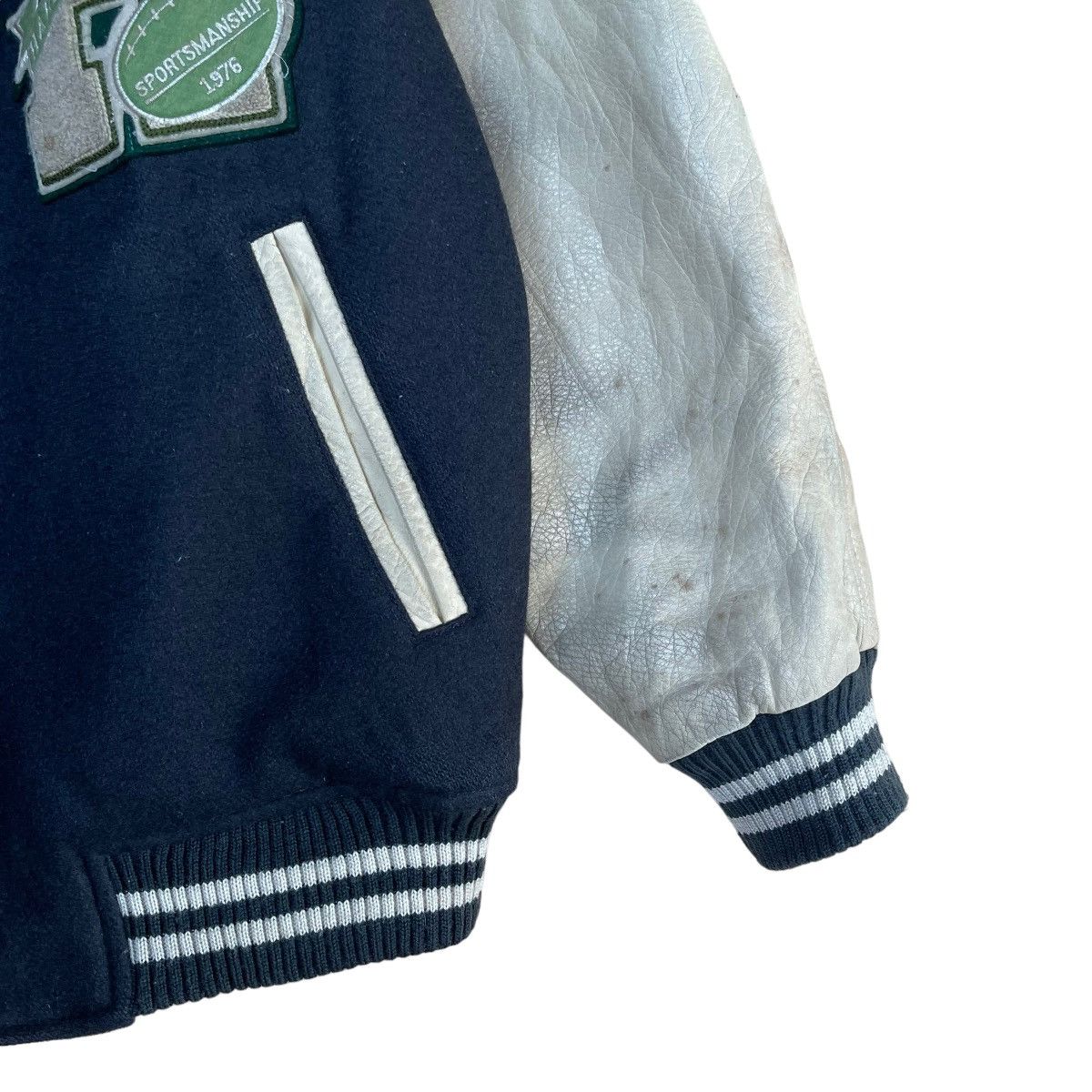 Other 90s Harvard Sports Club Wool Varsity Leather Sleeve Jacket Size US M / EU 48-50 / 2 - 12 Thumbnail