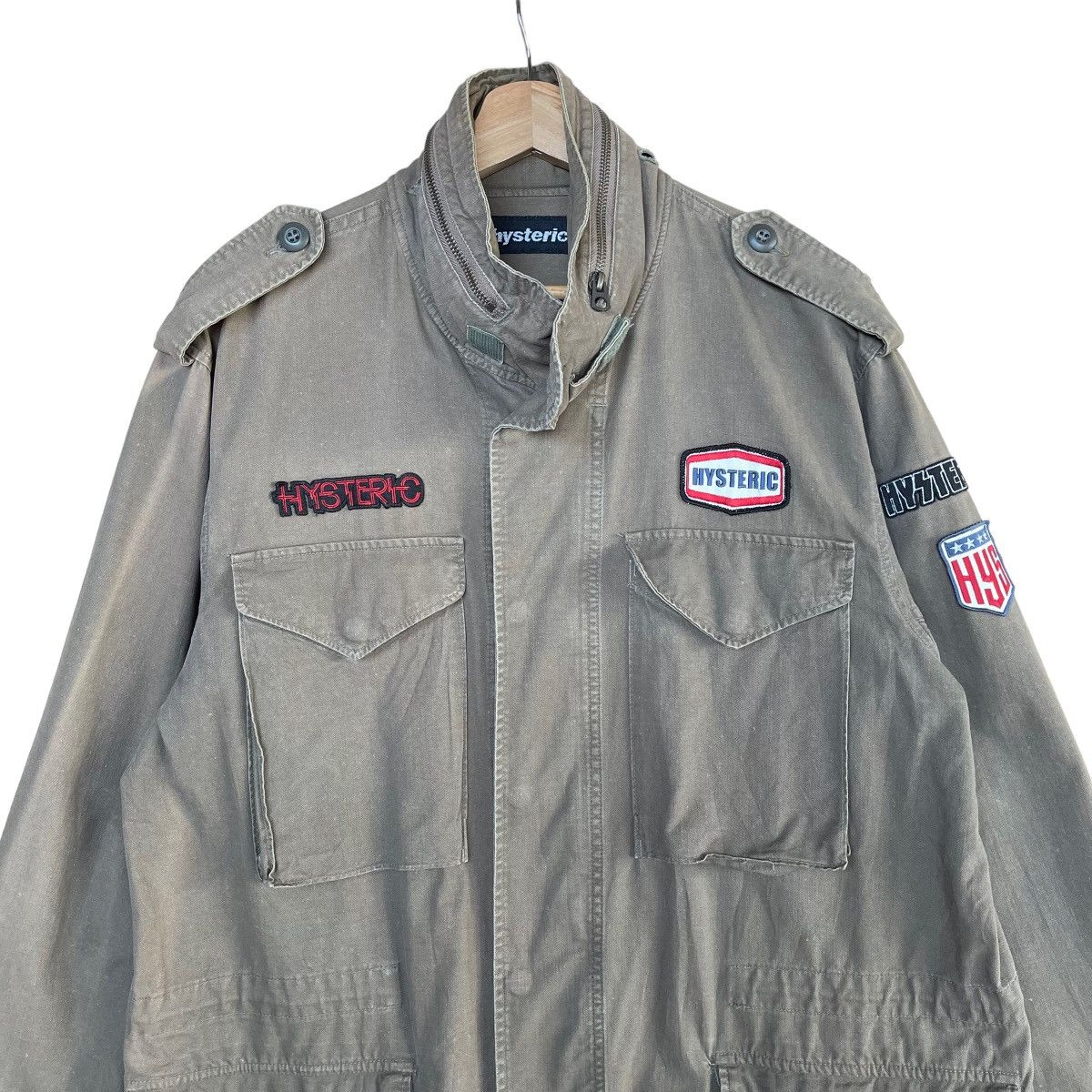 Hysteric Glamour Vintage Hysteric Glamour Army Zipper Jacket Size L Size US L / EU 52-54 / 3 - 4 Thumbnail