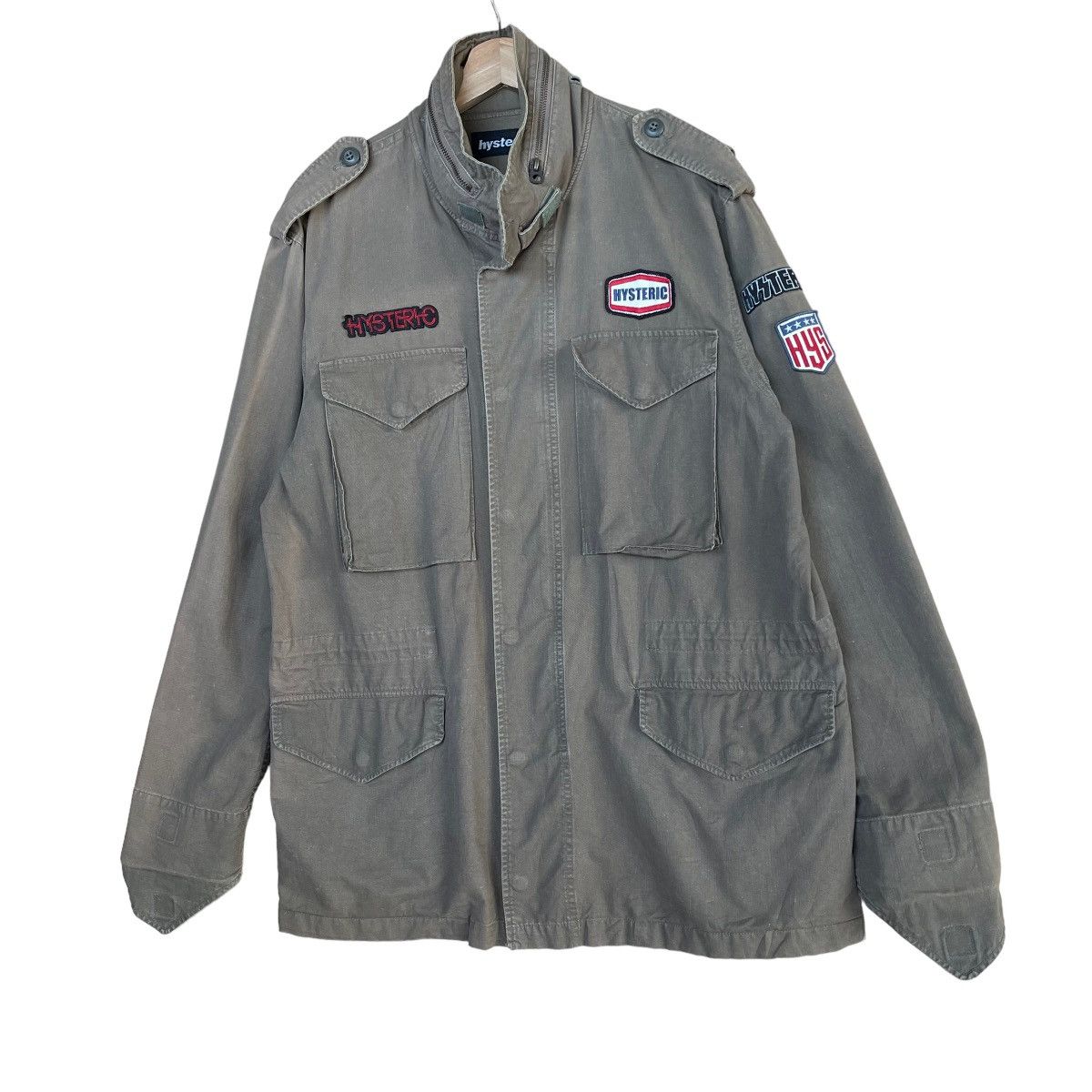 Hysteric Glamour Vintage Hysteric Glamour Army Zipper Jacket Size L Size US L / EU 52-54 / 3 - 3 Thumbnail