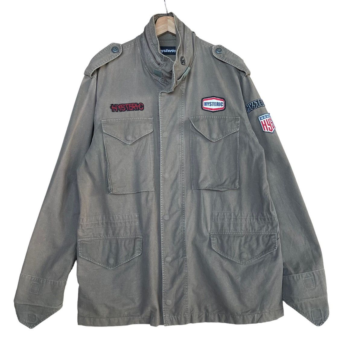 Hysteric Glamour Vintage Hysteric Glamour Army Zipper Jacket Size L Size US L / EU 52-54 / 3 - 1 Thumbnail