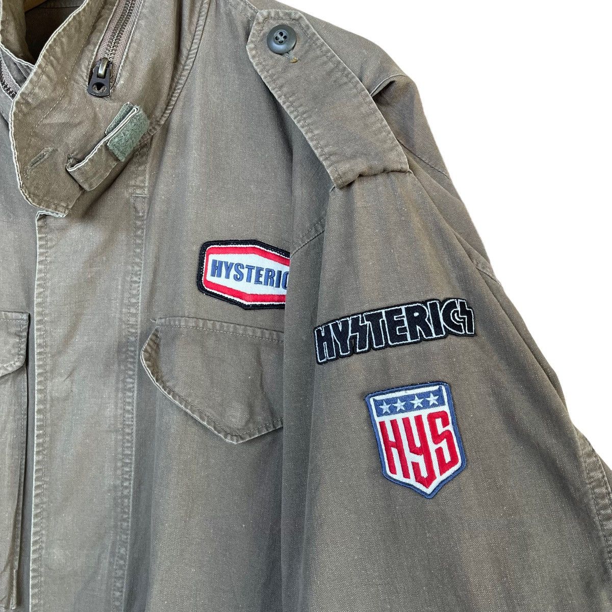 Hysteric Glamour Vintage Hysteric Glamour Army Zipper Jacket Size L Size US L / EU 52-54 / 3 - 6 Thumbnail