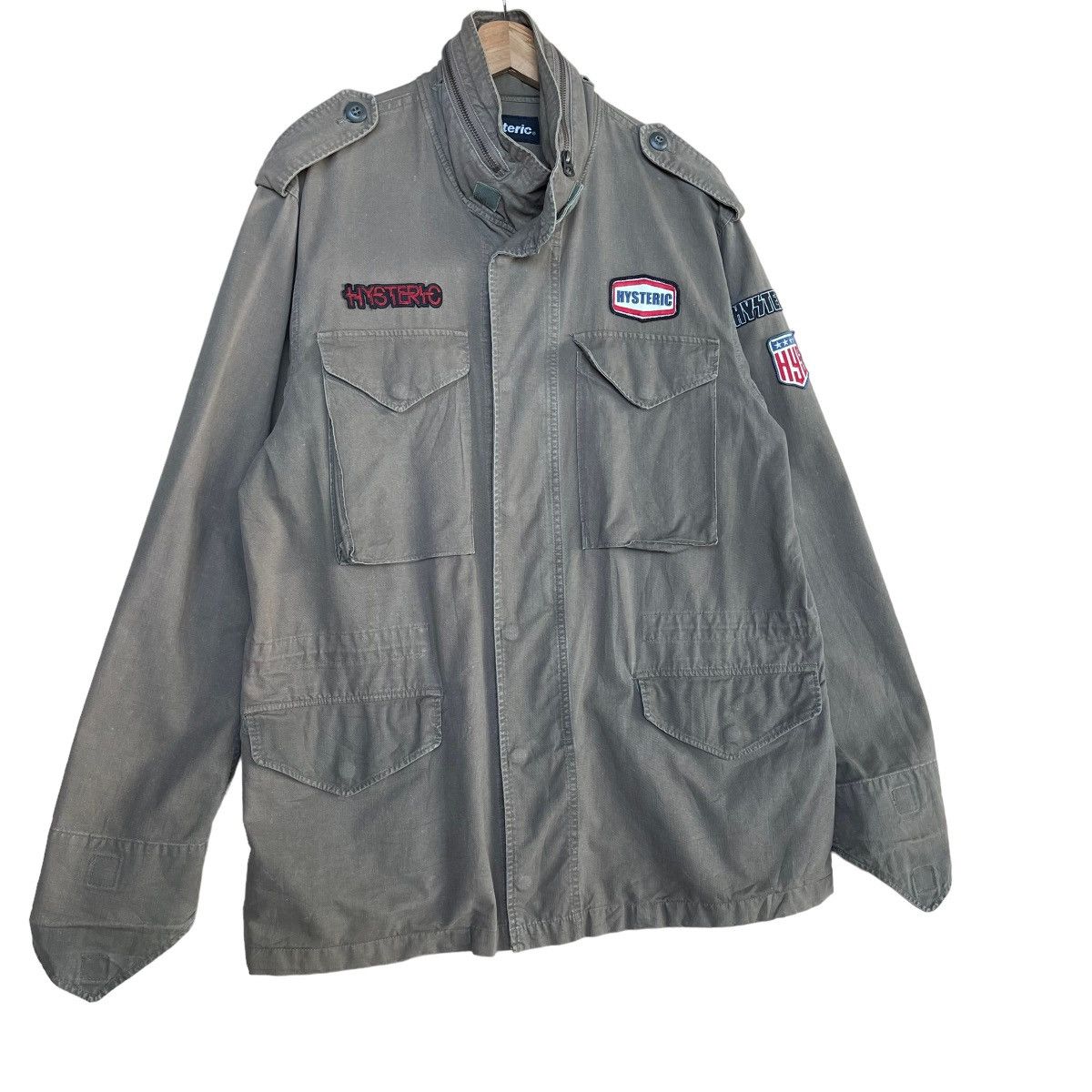 Hysteric Glamour Vintage Hysteric Glamour Army Zipper Jacket Size L Size US L / EU 52-54 / 3 - 2 Thumbnail