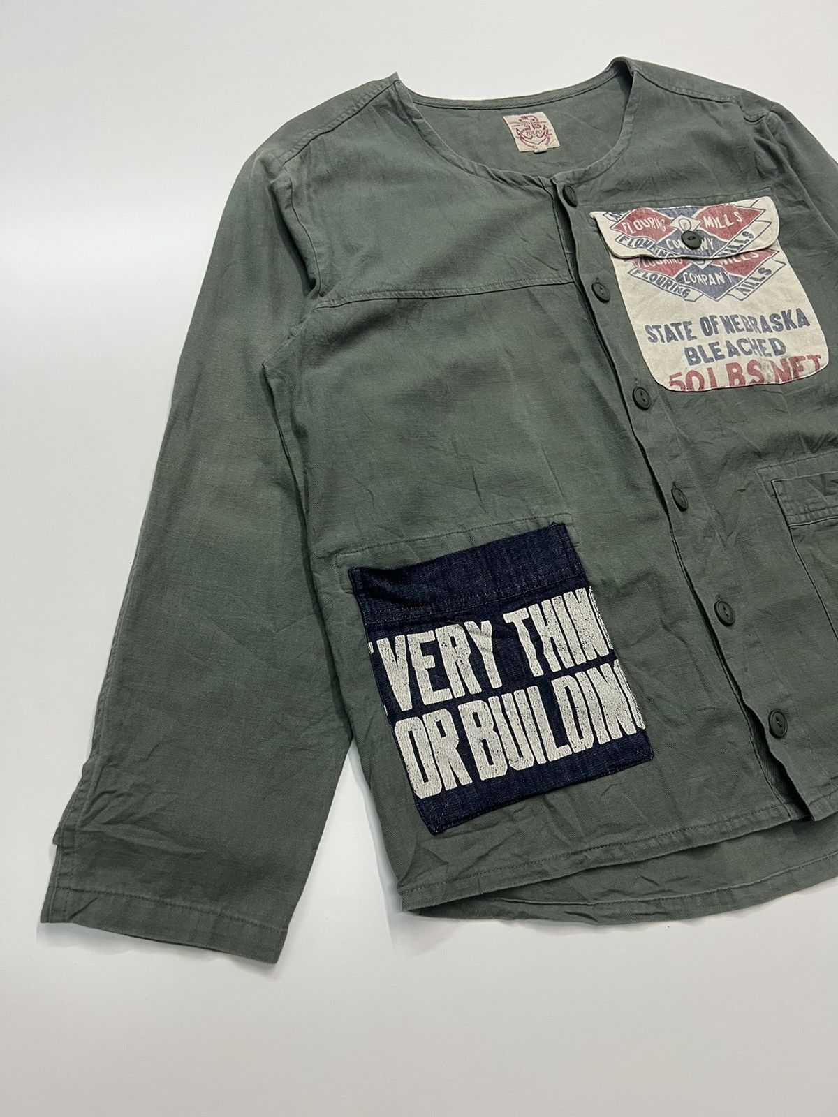 Japanese Brand 🔥POLPO VINTAGE FLOURING MILLS COMPANY Size US M / EU 48-50 / 2 - 3 Thumbnail