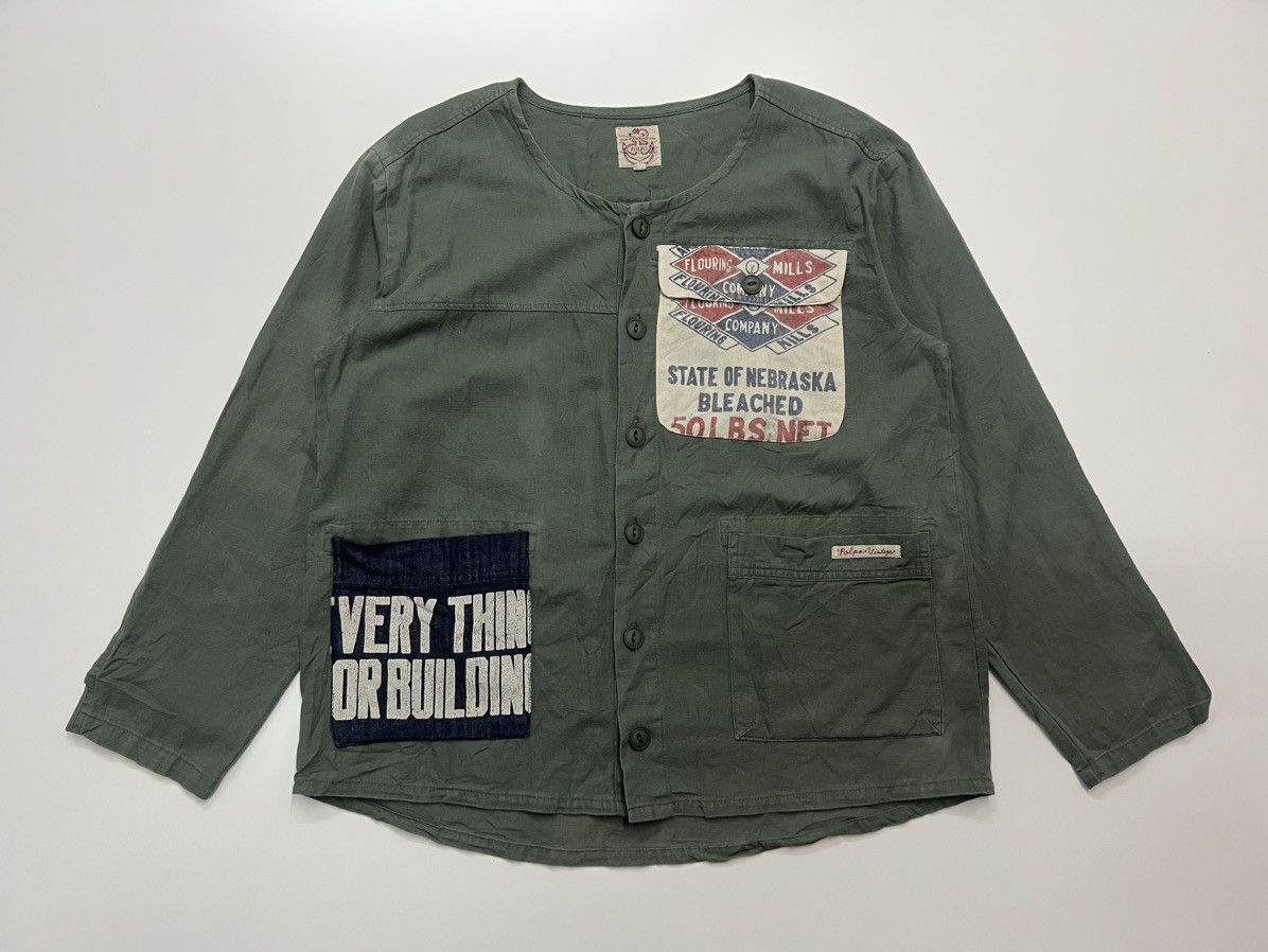 Japanese Brand 🔥POLPO VINTAGE FLOURING MILLS COMPANY Size US M / EU 48-50 / 2 - 2 Thumbnail