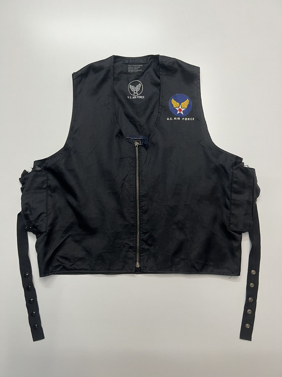 🔥VINTAGE US AIR FORCE VEST RADIO CARRIER