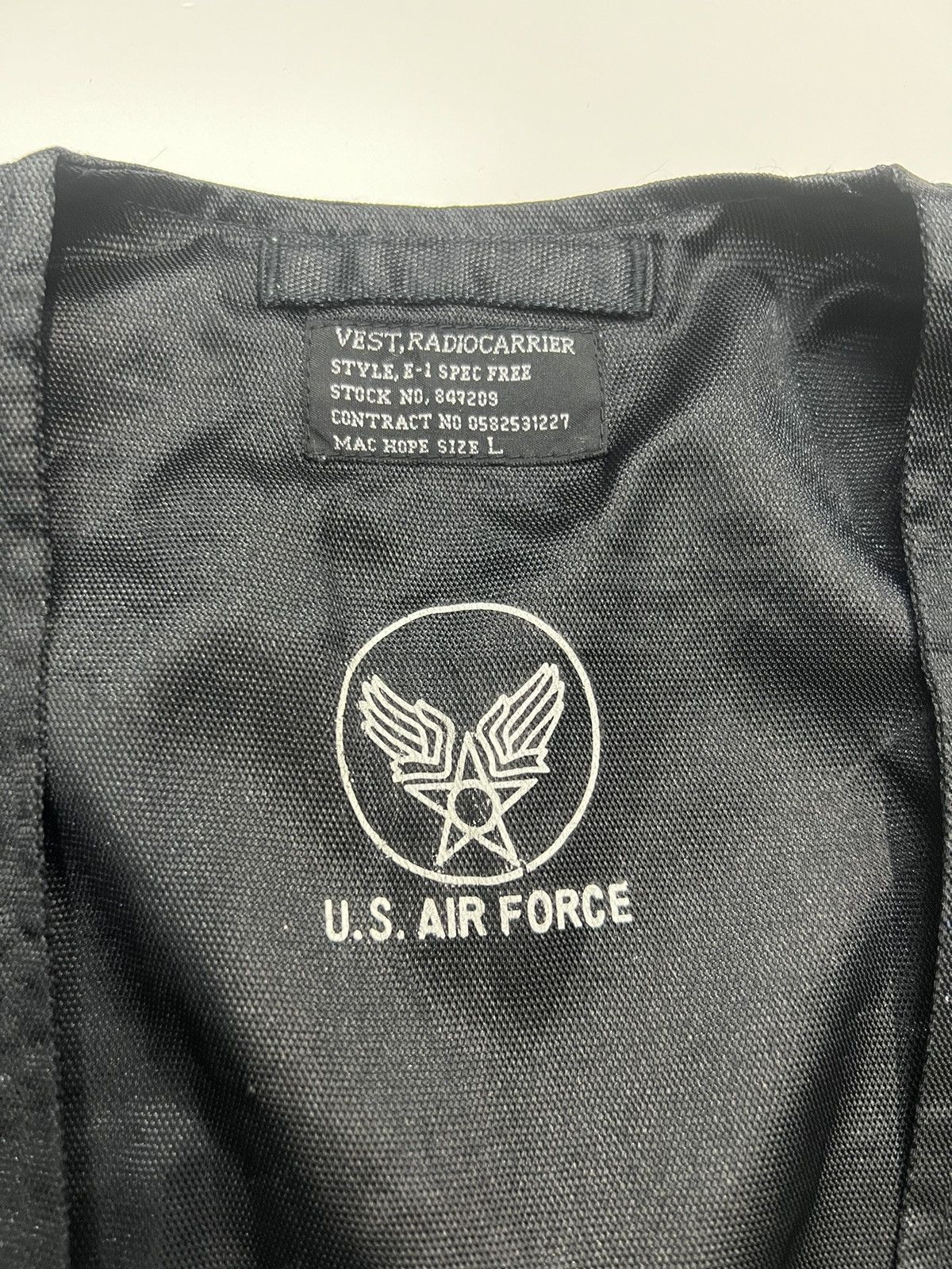 Other 🔥VINTAGE US AIR FORCE VEST RADIO CARRIER Size US L / EU 52-54 / 3 - 5 Thumbnail