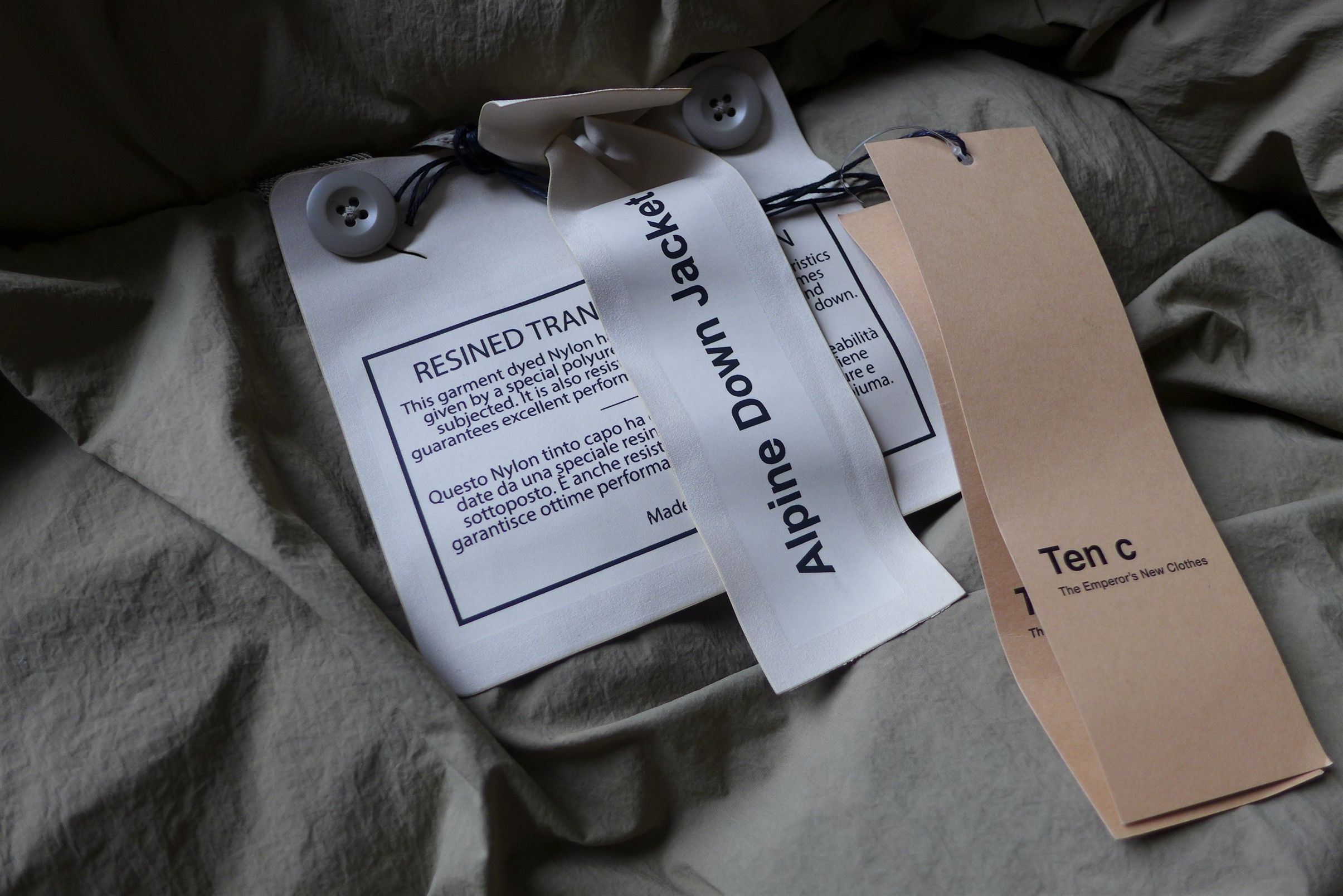 Ten C Ten C Alpine Down Jacket - Pale Taupe Size US L / EU 52-54 / 3 - 12 Thumbnail