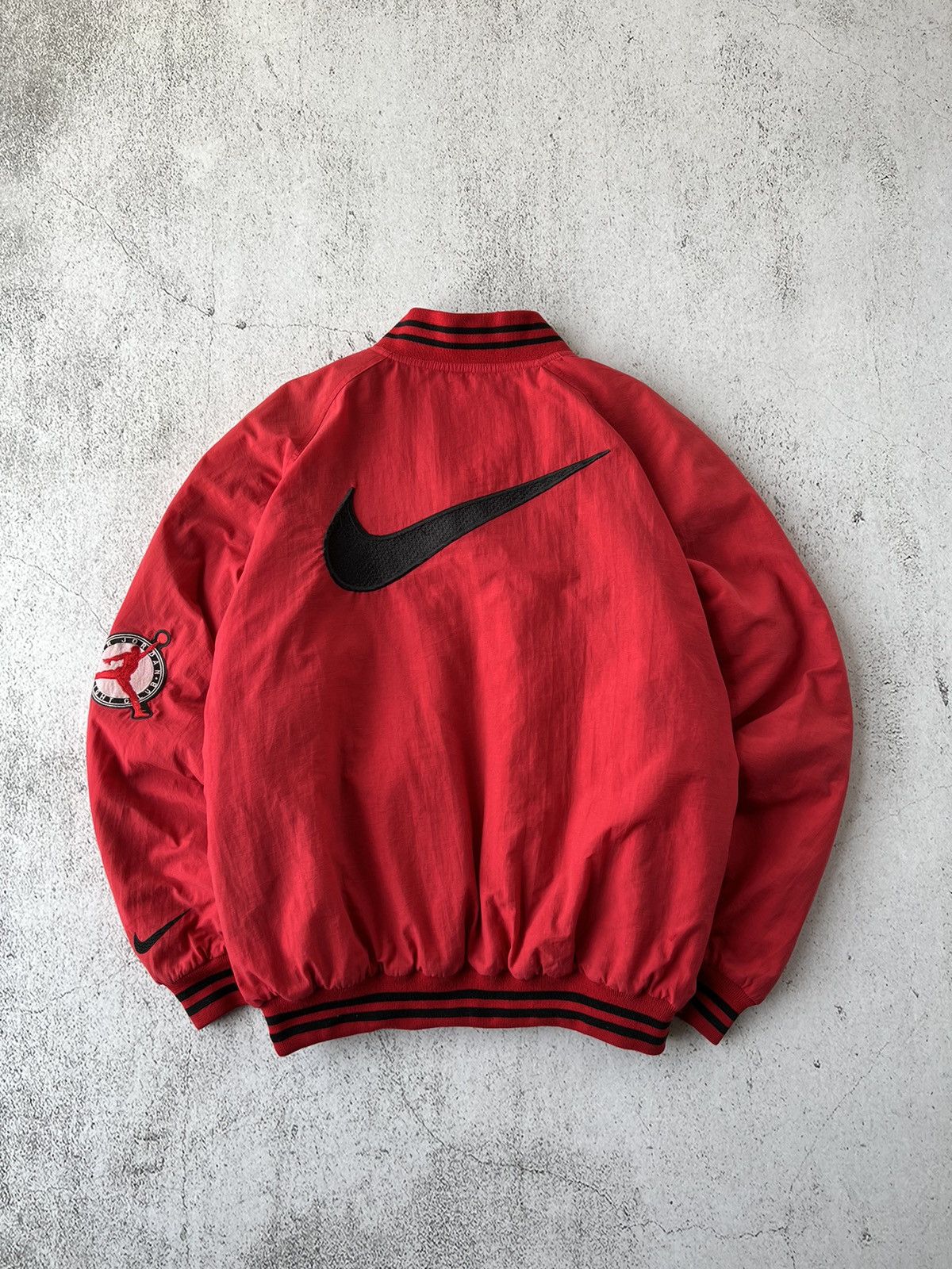 Nike Streetwear Vintage Nike Air Jordan Vintage Big Swoosh Varsity