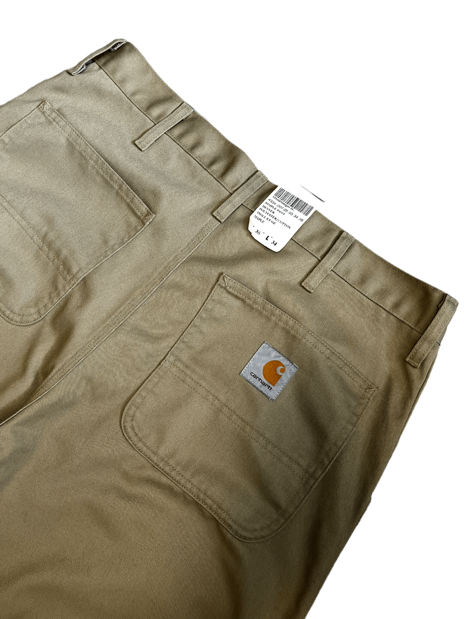 Carhartt × Carhartt Wip ‼️BNWT‼️CARHARTT Size 36×34 Simple Pant Beige Streetwear Jns Size US 36 / EU 52 - 6 Thumbnail