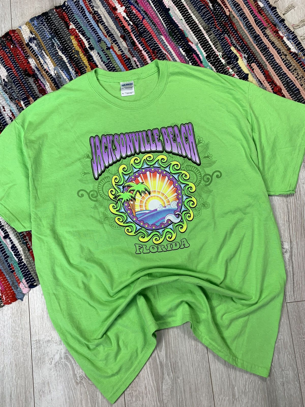 Vintage Jacksonville Beach Florida Beautiful Summer Tee Shirt Size US XL / EU 56 / 4 - 1 Thumbnail