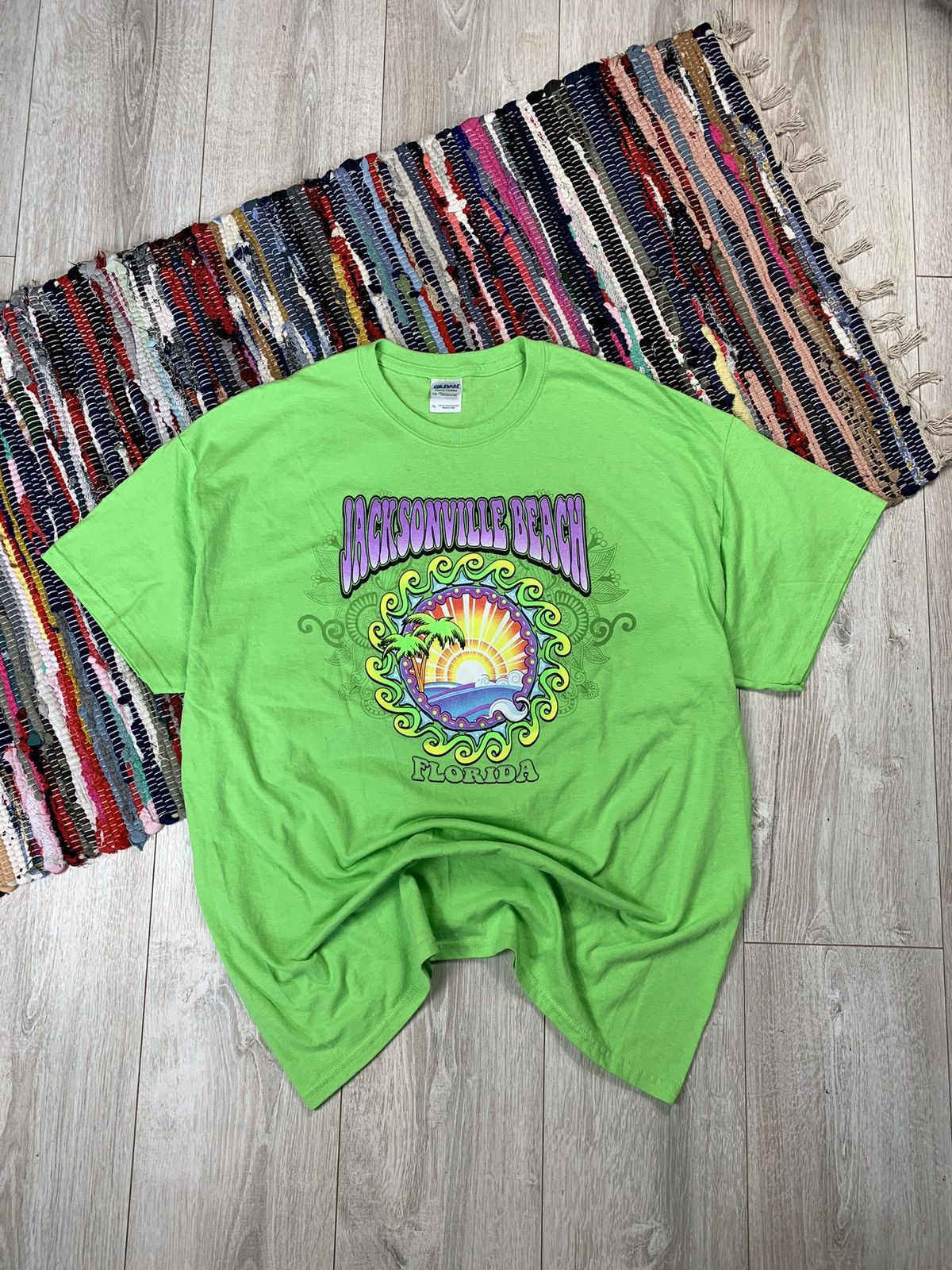 Vintage Jacksonville Beach Florida Beautiful Summer Tee Shirt Size US XL / EU 56 / 4 - 2 Thumbnail