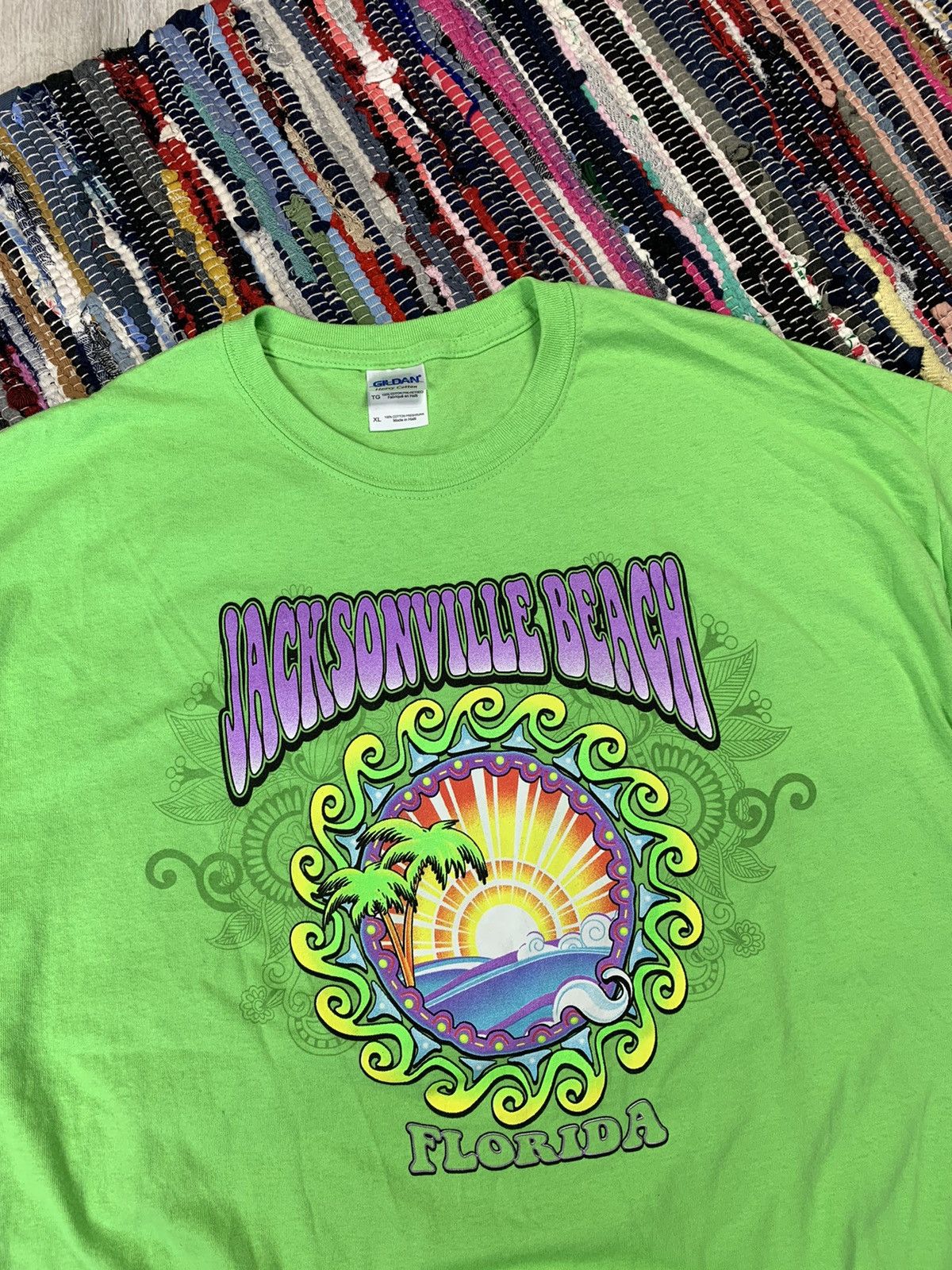 Vintage Jacksonville Beach Florida Beautiful Summer Tee Shirt Size US XL / EU 56 / 4 - 3 Thumbnail
