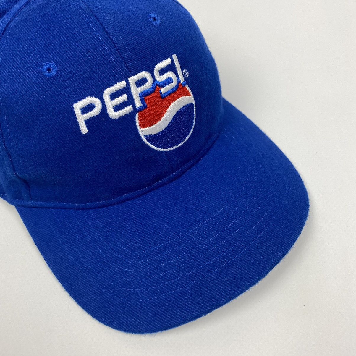 Vintage 1990’s Vintage Pepsi Embroidered Logo Snap Back Cap Size ONE SIZE - 5 Thumbnail