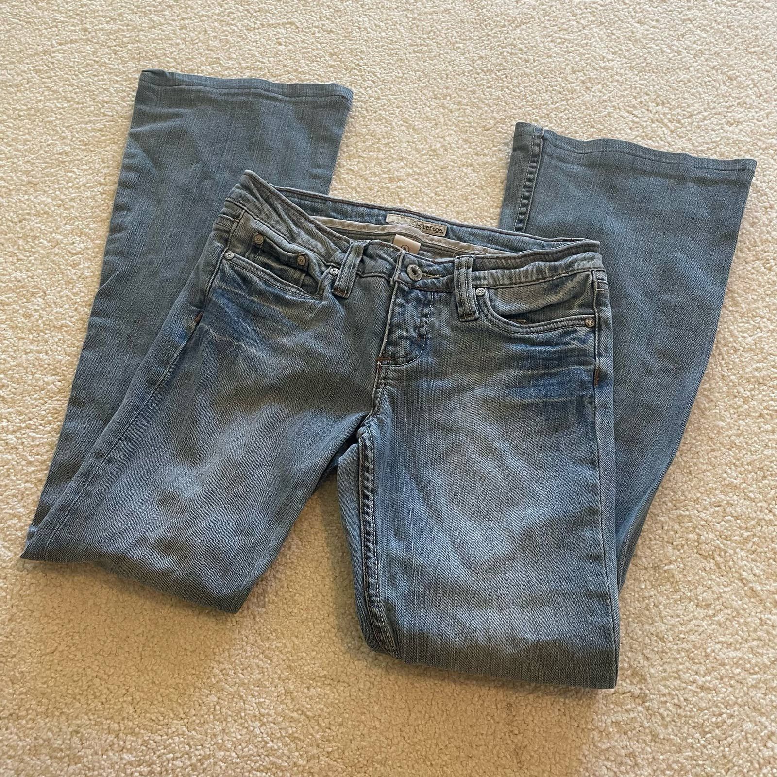 Japanese Brand × Vintage y2k refuge flare jeans size 3L Size 28" / US 6 / IT 42 - 1 Thumbnail