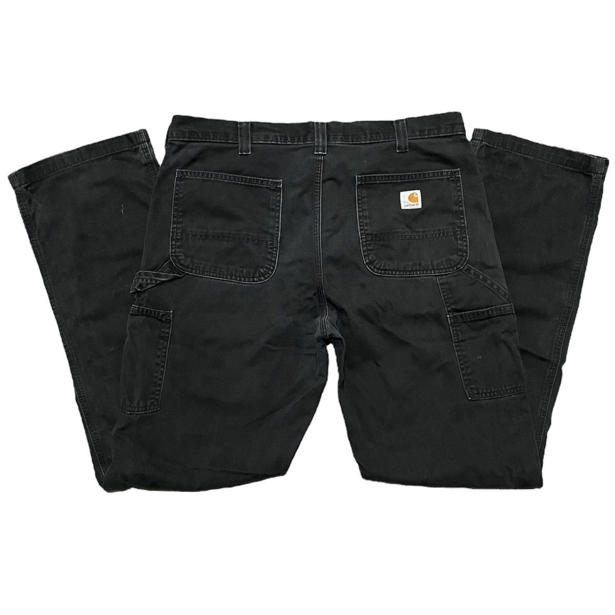 Vintage Carhartt Workwear Carpenter Pants Black Grailed