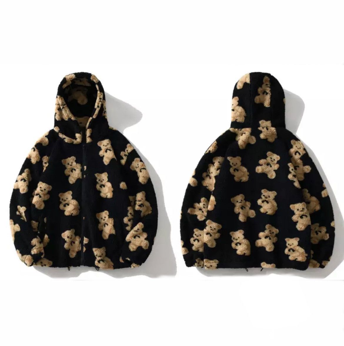 Japanese Brand Bears Teddy Black Hoodie Sweatshirt Pullover Jersey Jumper Size US M / EU 48-50 / 2 - 3 Thumbnail