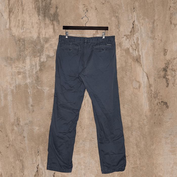 Vintage Iron Grey Eddie Bauer Khakis Work Pants Plaid Lined Flat Grailed