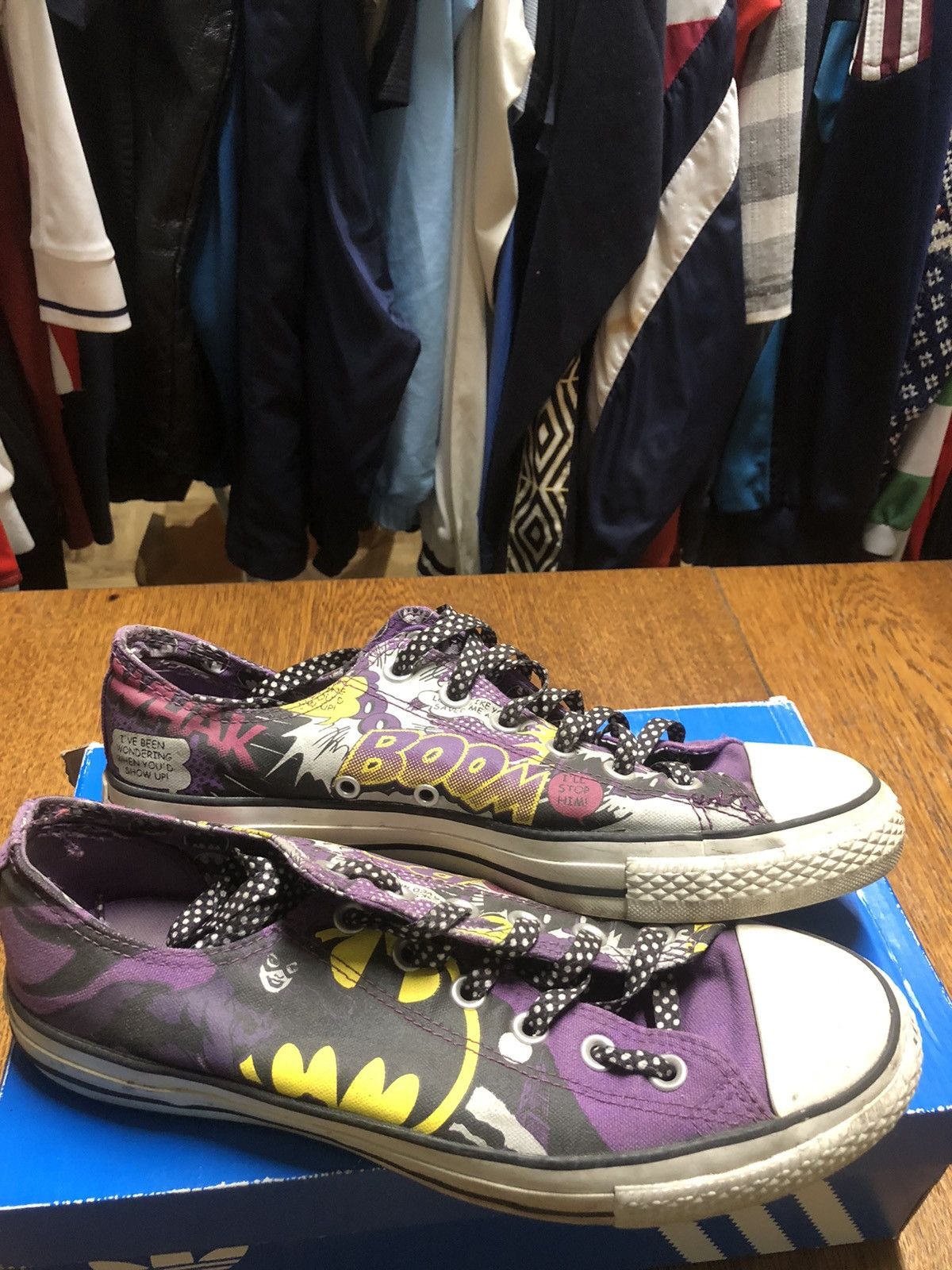 Converse × DC Comics × Vintage Batman DC comics converse vintage Y2K Size US 8.5 / EU 41-42 - 1 Thumbnail