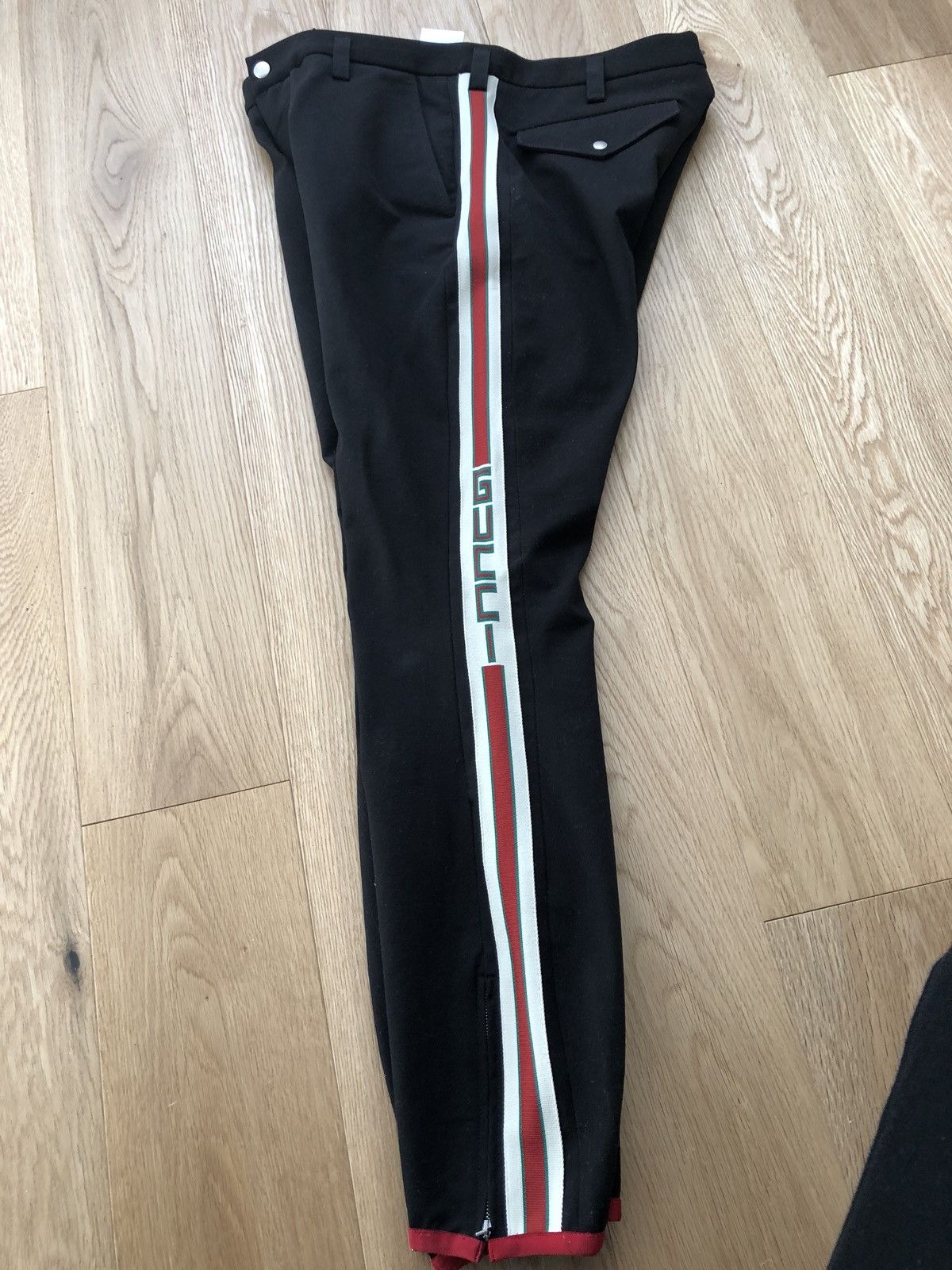 Gucci Stretch Dress Pant With Gucci Stripe Size US 32 / EU 48 - 4 Thumbnail